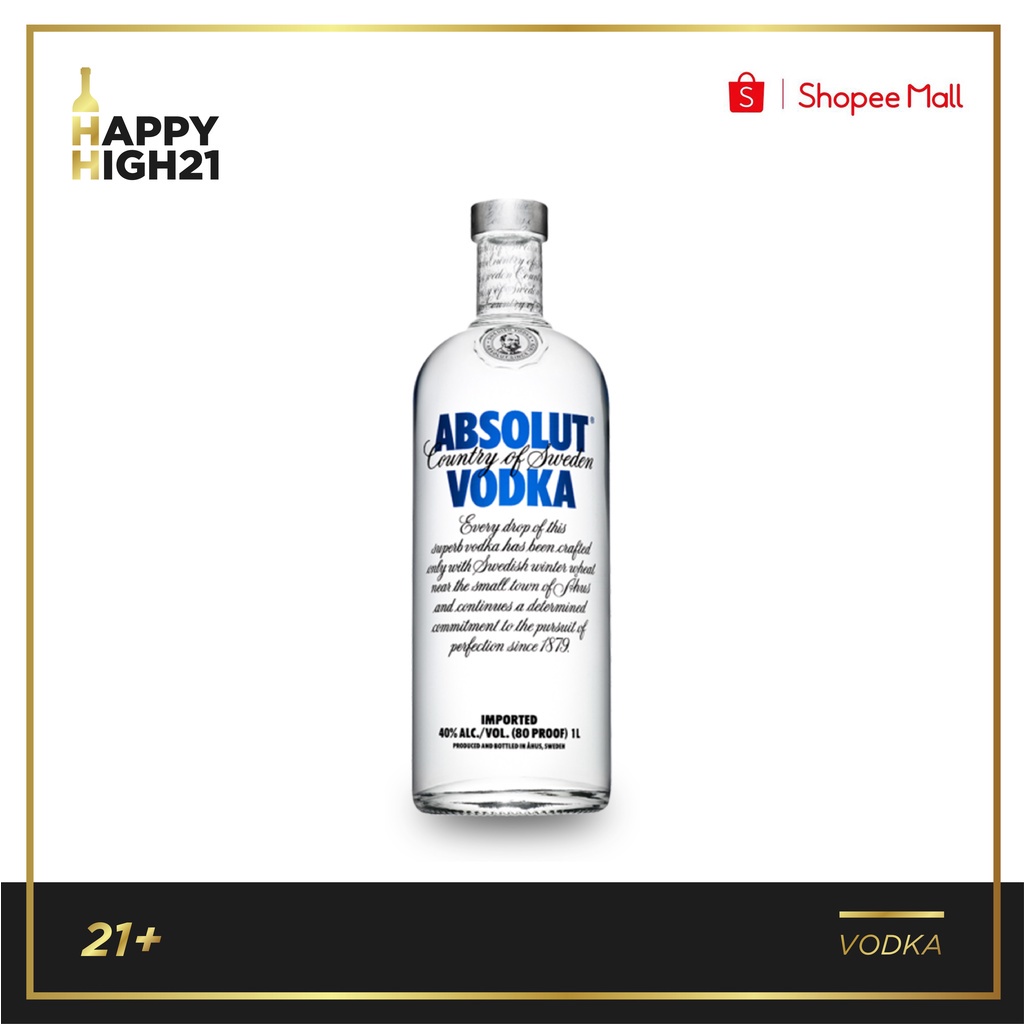 Jual Absolut Blue Vodka 700ml | Shopee Indonesia