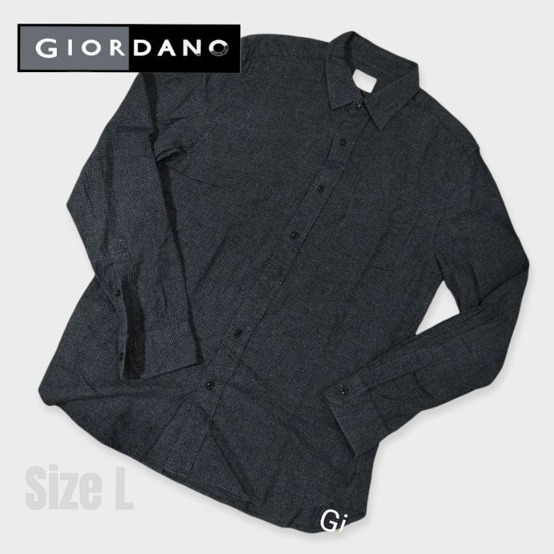 Jual KEMEJA FLANEL BEKAS/SECOND ORIGINAL GIORDANO | Shopee Indonesia