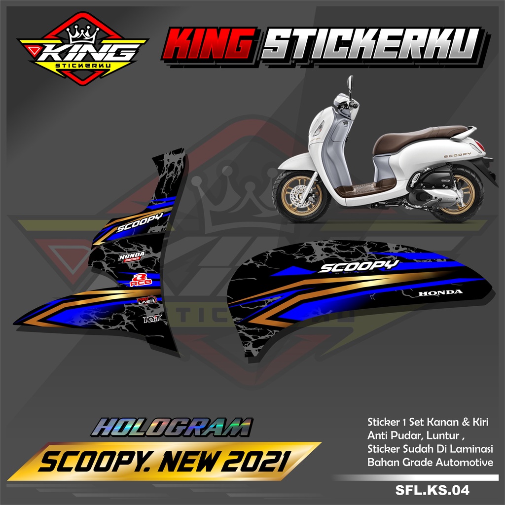 Jual Stiker Striping Scoopy 2021 - Sticker Striping Scoopy 2021 Desain ...
