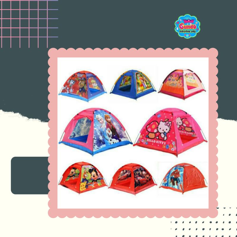 Jual Tenda Anak Karakter/Tenda Kemping Anak-Anak | Shopee Indonesia