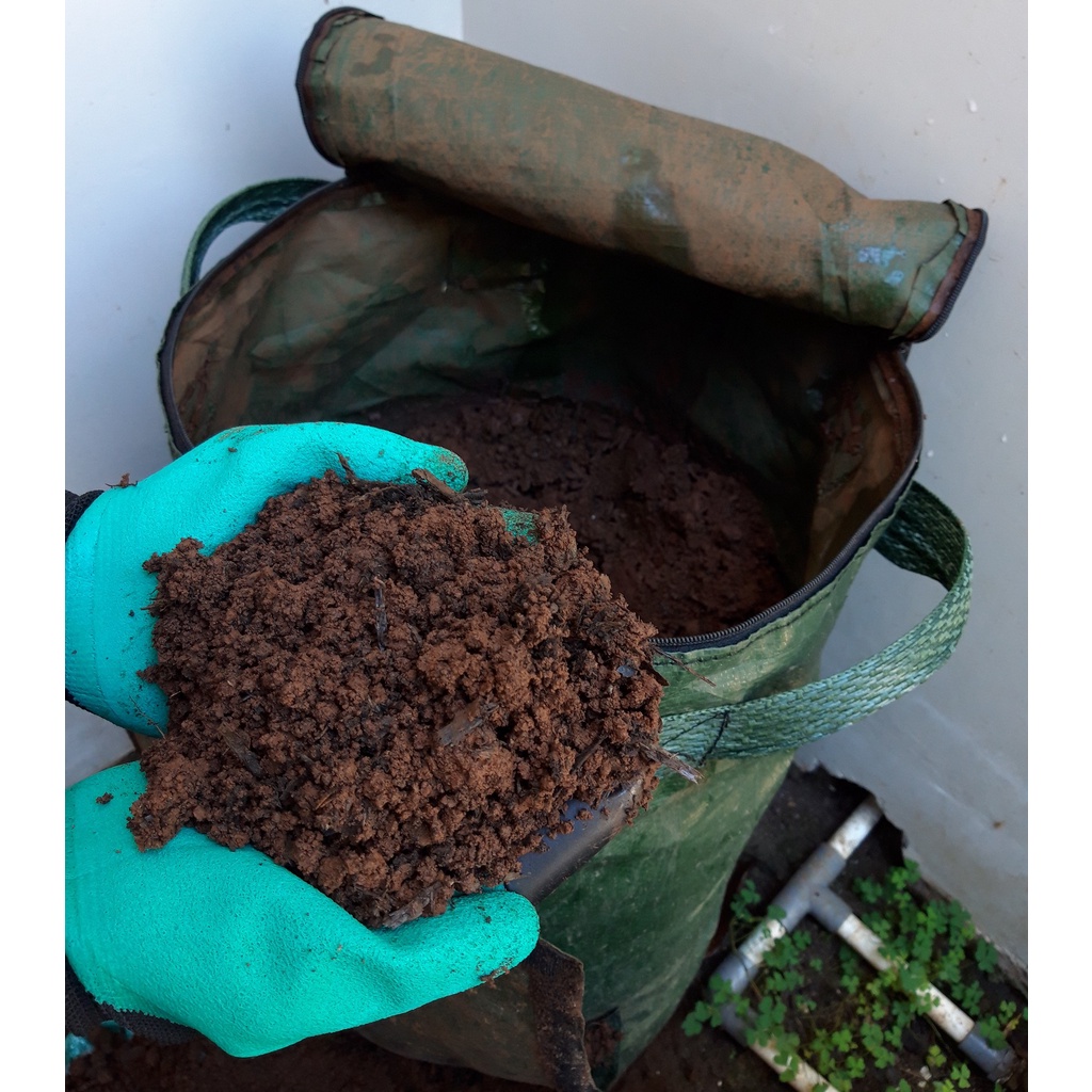 Jual PAKET 3 PCS Compost Bag 80 Liter Easy Grow Komposter Pupuk Kompos ...