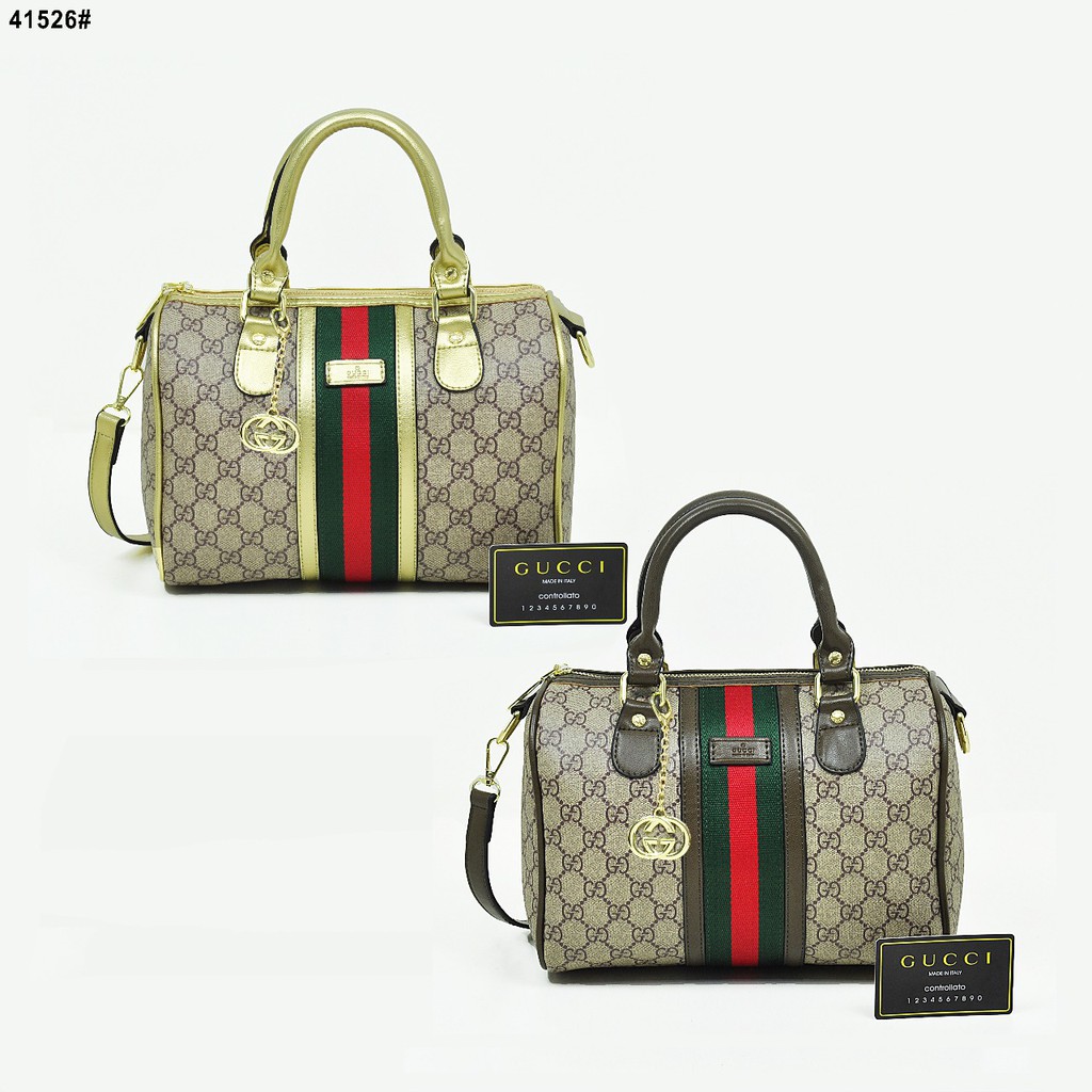 Tas Wanita Kantor Branded Gucci Import Terbaru Murah Gold Semi Premium di  Batam 