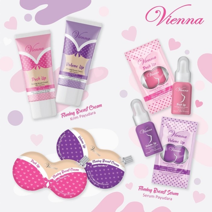 Jual VIENNA FIRMING BREAST CREAM | SERUM - PUSH UP | VOLUME UP 30ML ...