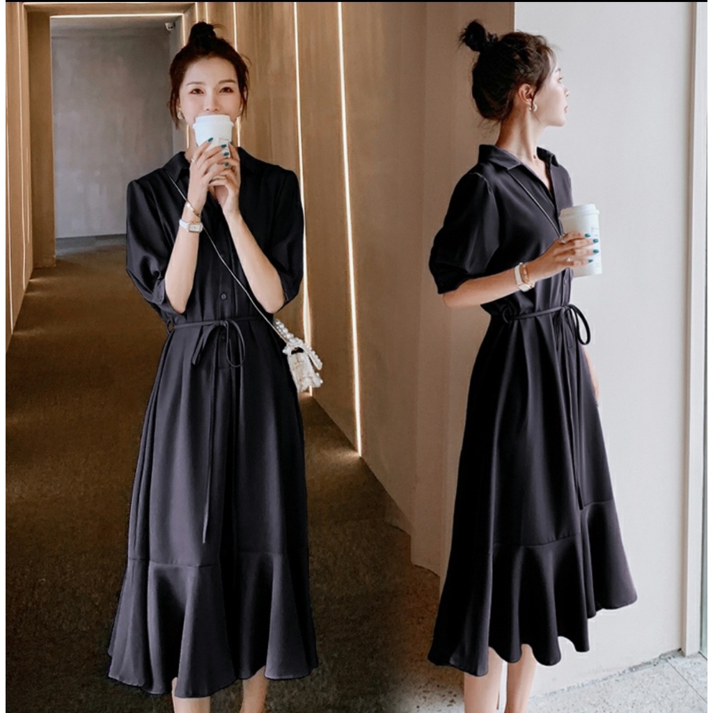Jual DRESS WANITA KOREA KEKINIAN TERBARU DRESS KOREA WANITA LENGAN PENDEK MURAH KOREAN STYLE LONG DRESS WANITA KOREA 00112 Shopee Indonesia