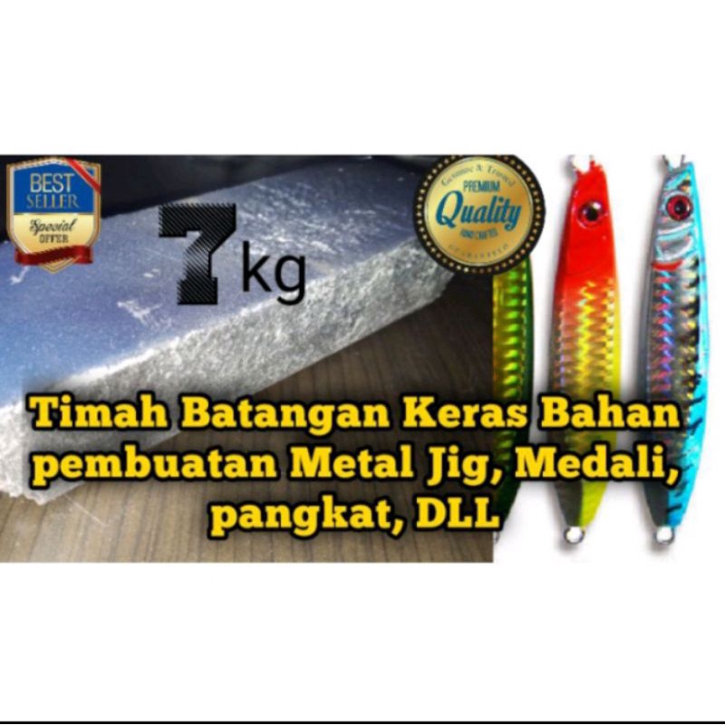 Jual Timah Pb Keras Batangan 7 kilogram | Shopee Indonesia