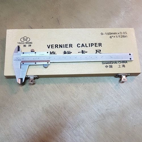 Jual Sketmat Sigmat Jangka Sorong Vernier Caliper Kotak Kayu TRICLE
