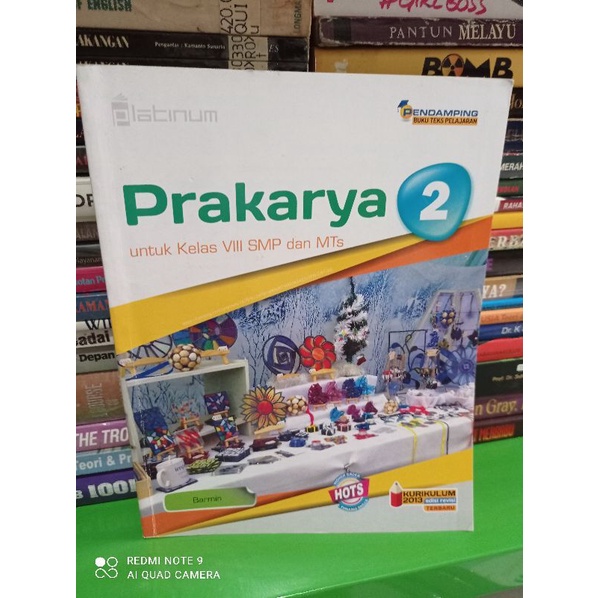 Jual Buku Bekas Kurikulum 2013 Edisi Revisi PRAKARYA PLATINUM Untuk SMP ...