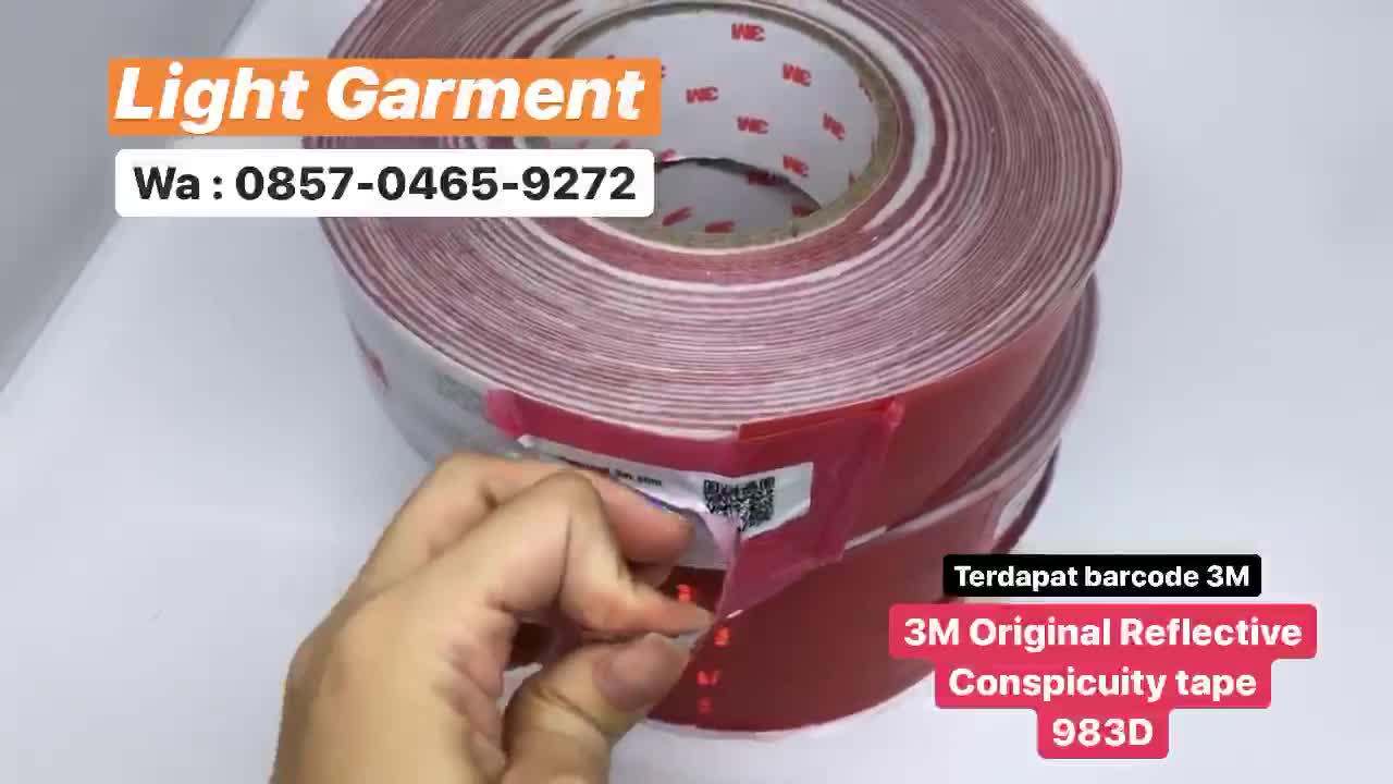 Jual Stiker 3M Original MERAH PUTIH DIAMOND Grade 983 Sticker Reflektor ...
