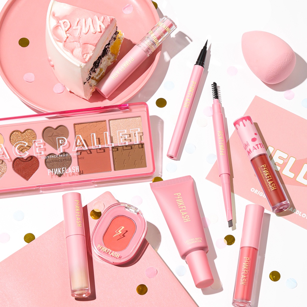 Jual PINKFLASH OhMyColor 1st Anniversary Makeup Beauty Sets The Hottest ...