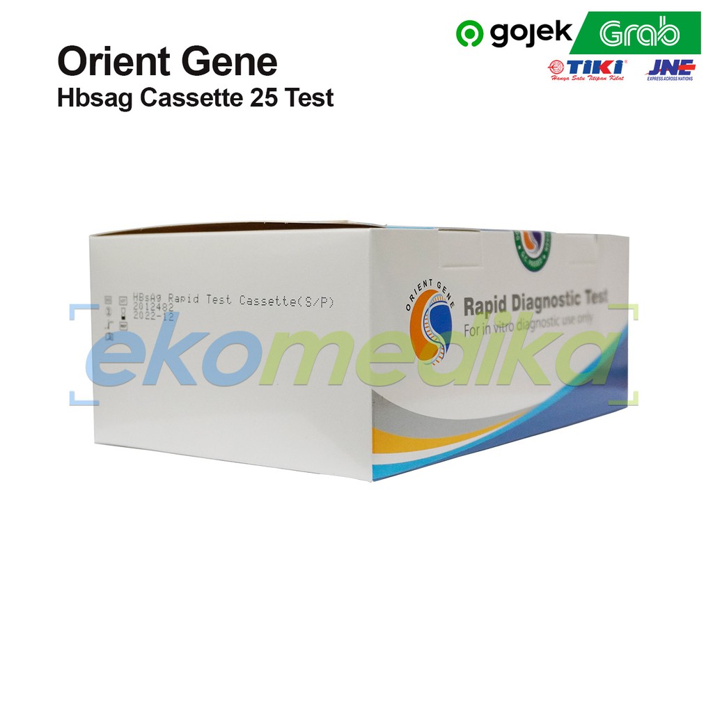 Jual HbsAg Cassette Orient Gene Isi 25 Hbsag Device Card Test | Shopee ...