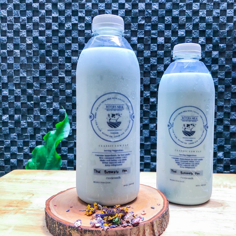 Jual RB Rotjes Milk Butterfly Pea Low Fat Diet Milk Tea | Shopee Indonesia