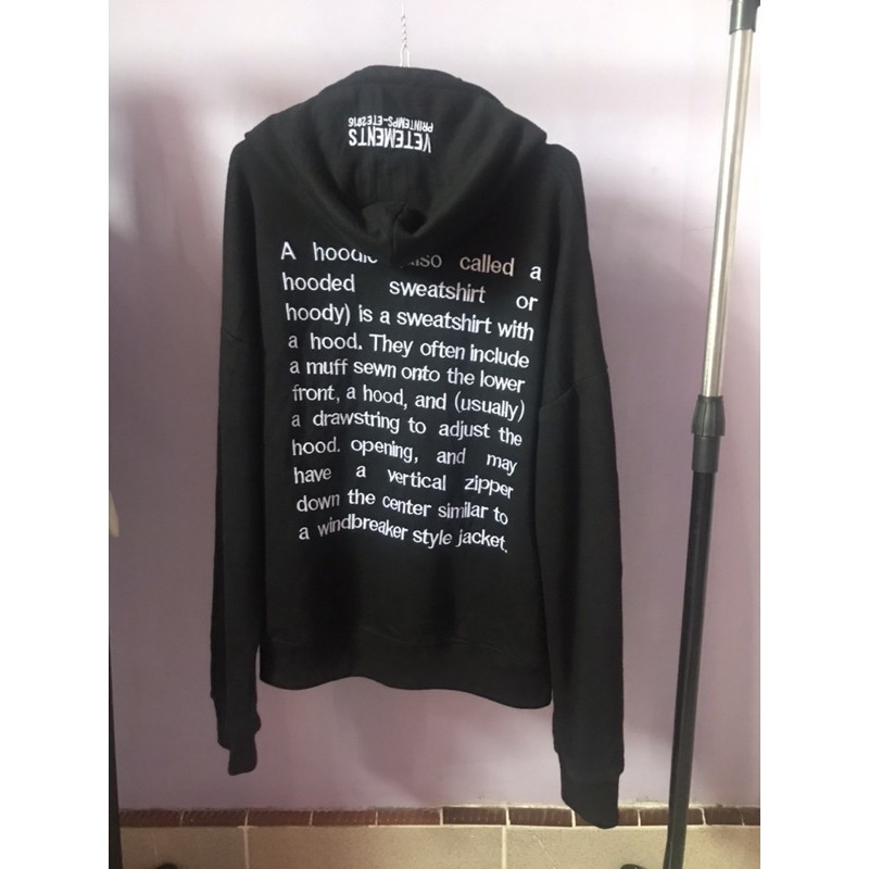 Harga vetements definition hoodie new arrivals