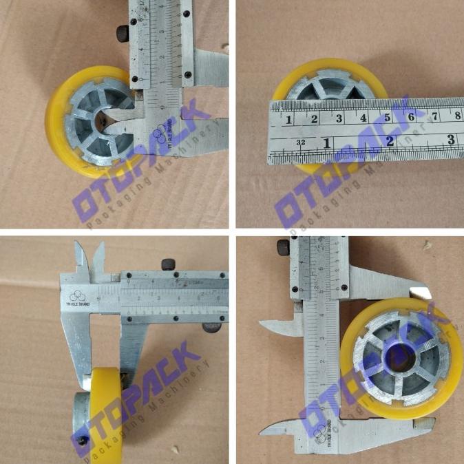 Jual Rubber Silicone Wheel / Roda Roll Karet Mesin Continuous Band ...