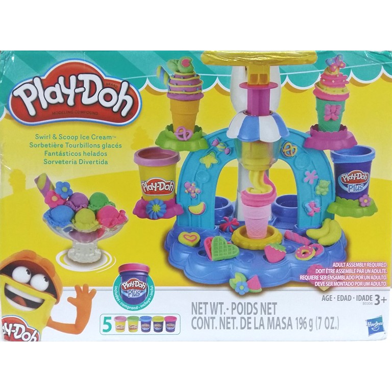 Play doh swirl cheap and scoop ice cream