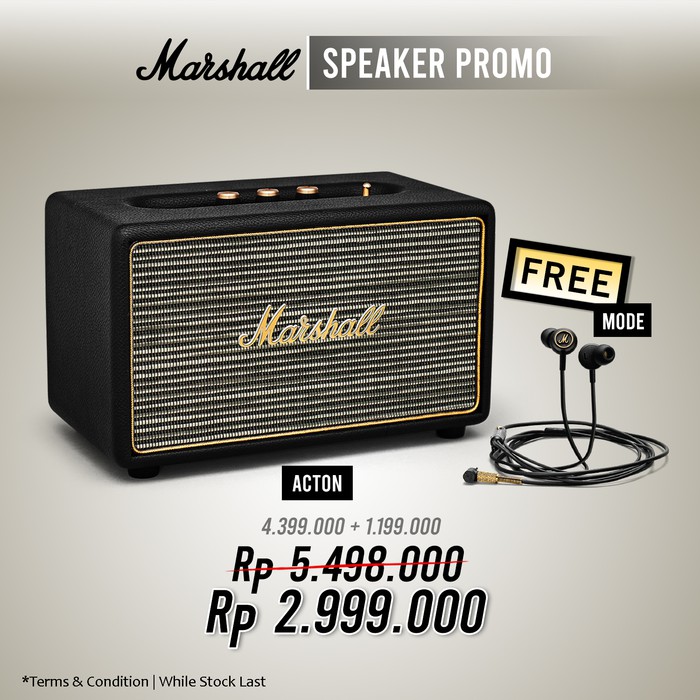 Jual marshall hot sale speaker