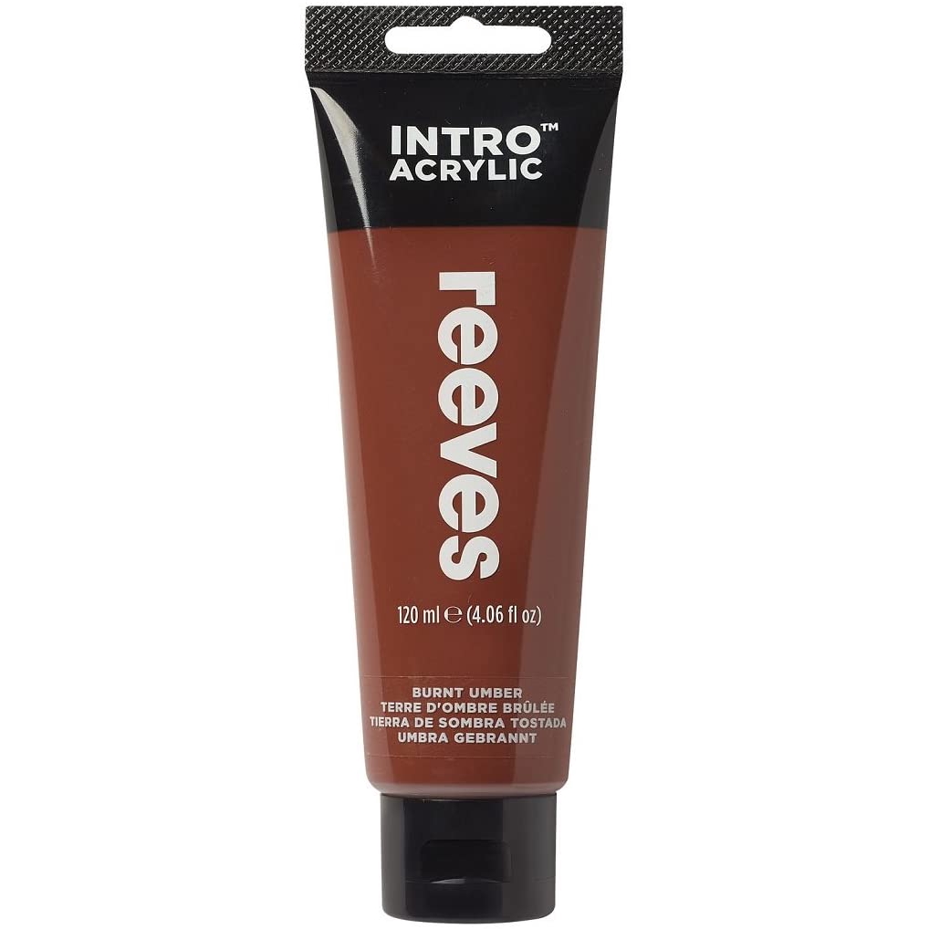 Jual Reeves Intro Acrylic Color 120ml - Burnt Umber / Cat Akrilik ...