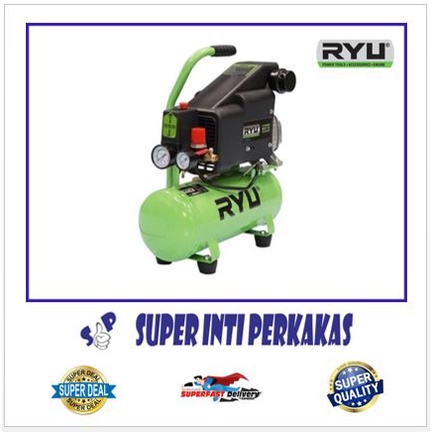 Jual RYU Mesin Kompresor 10 Liter 0.75 HP RCP75-1 | Shopee Indonesia