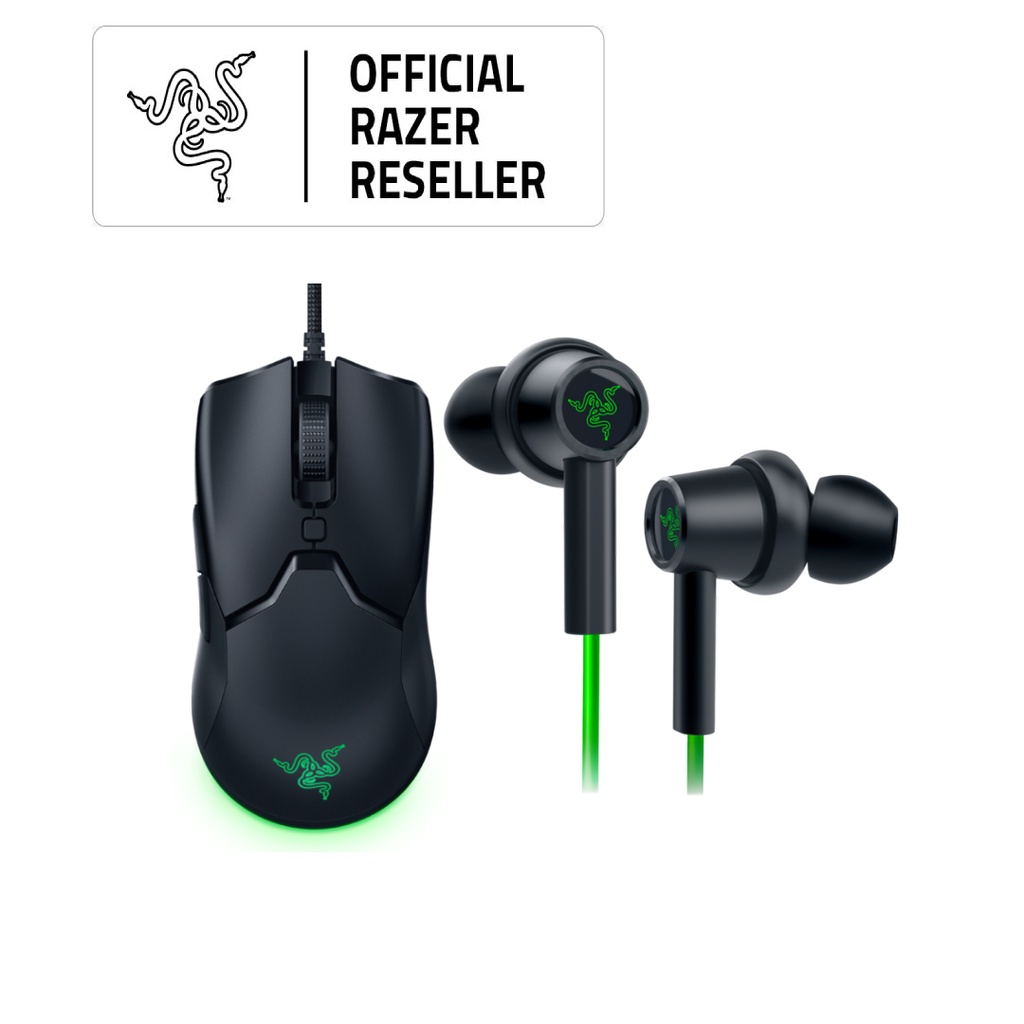 Jual Razer Viper Mini + Razer Hammerhead Duo Console Green Bundle ...