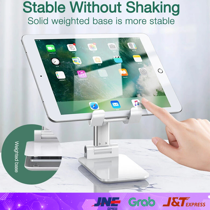 Jual TM Foldable Desktop Phone Holder Tablet Stand Mobile DesK Shopee Indonesia