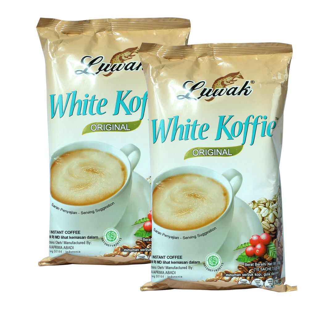 Jual Luwak White Koffie Original 200 Gram Isi 9 Sachet | Shopee Indonesia