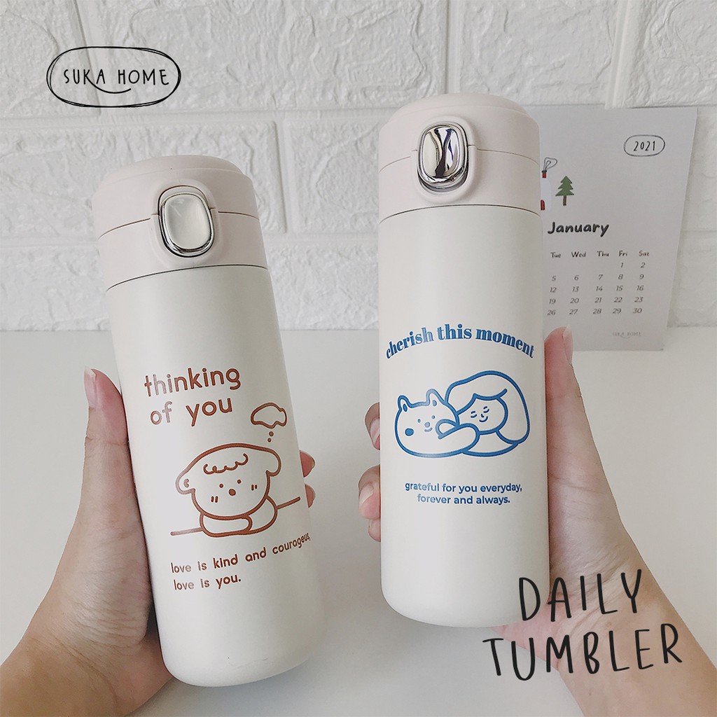 Jual Suka Daily Tumbler | Botol Minum | Tumbler Korea Stainless | Botol ...