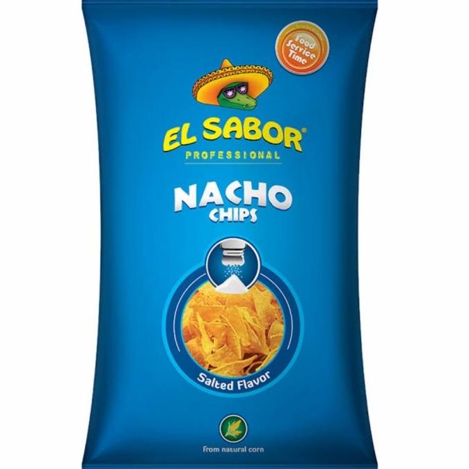 Jual El Sabor Nacho Chips Salted Flavor 500Gr import Greece ORIGINAL ...