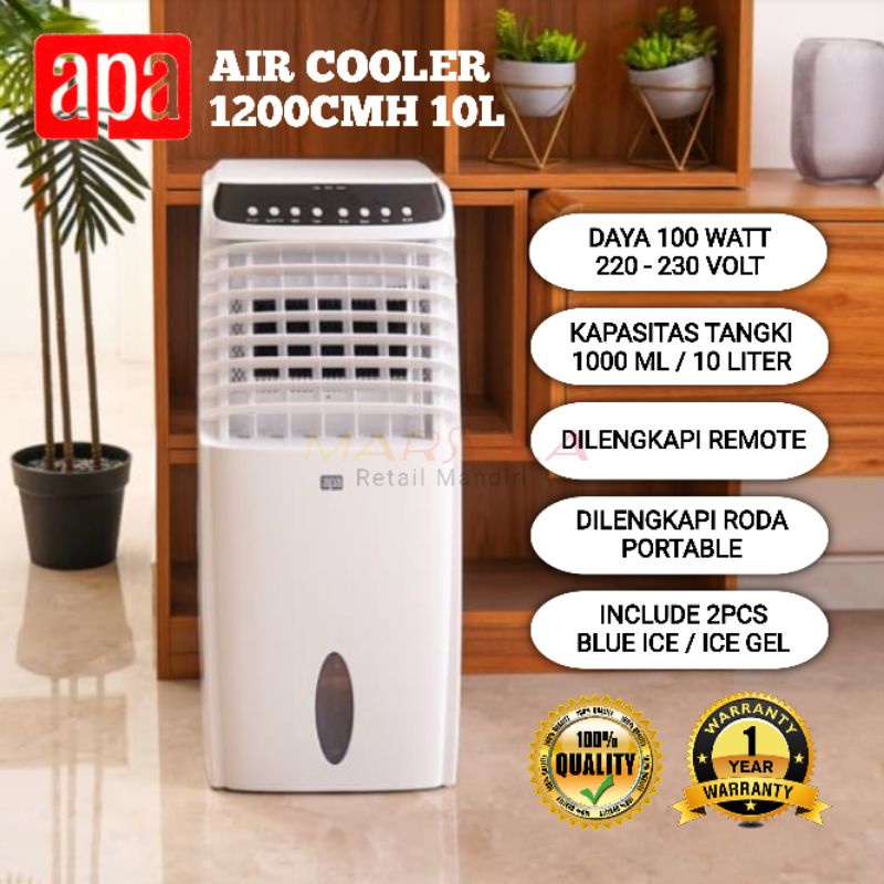 Jual APA AIR COOLER 1200CMH 10 LITER PUTIH | KIPAS ANGIN AIR Penyejuk ...