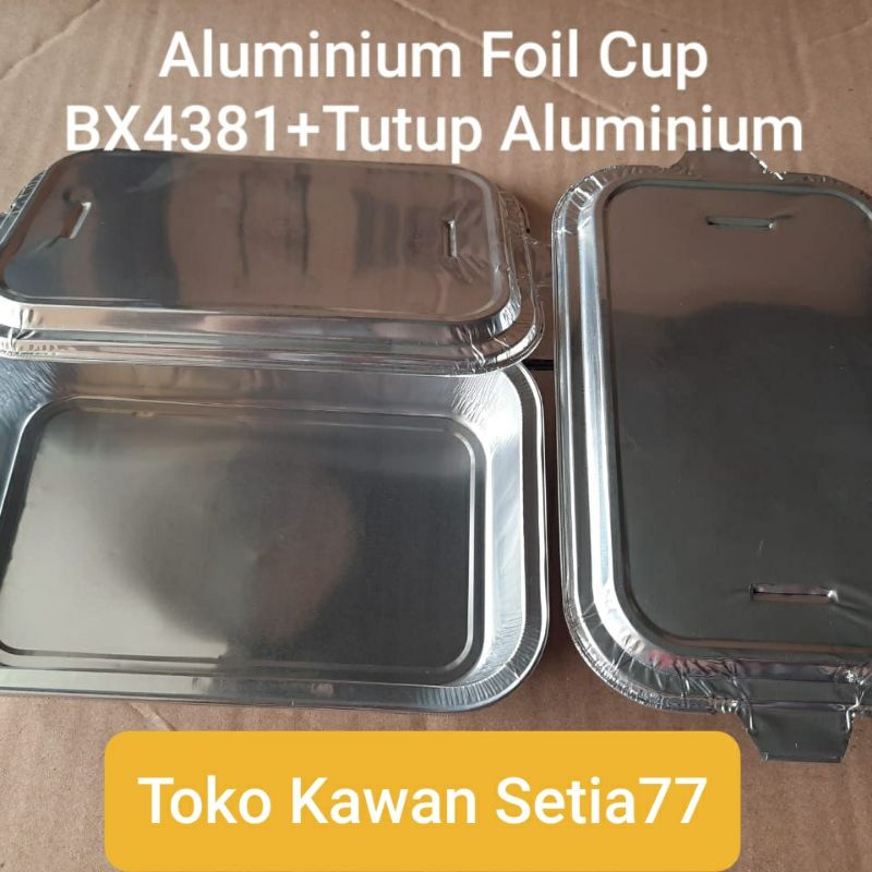 Jual Aluminium Foil Cup BX4381+Tutup Aluminium (isi 50 Pcs) Shopee