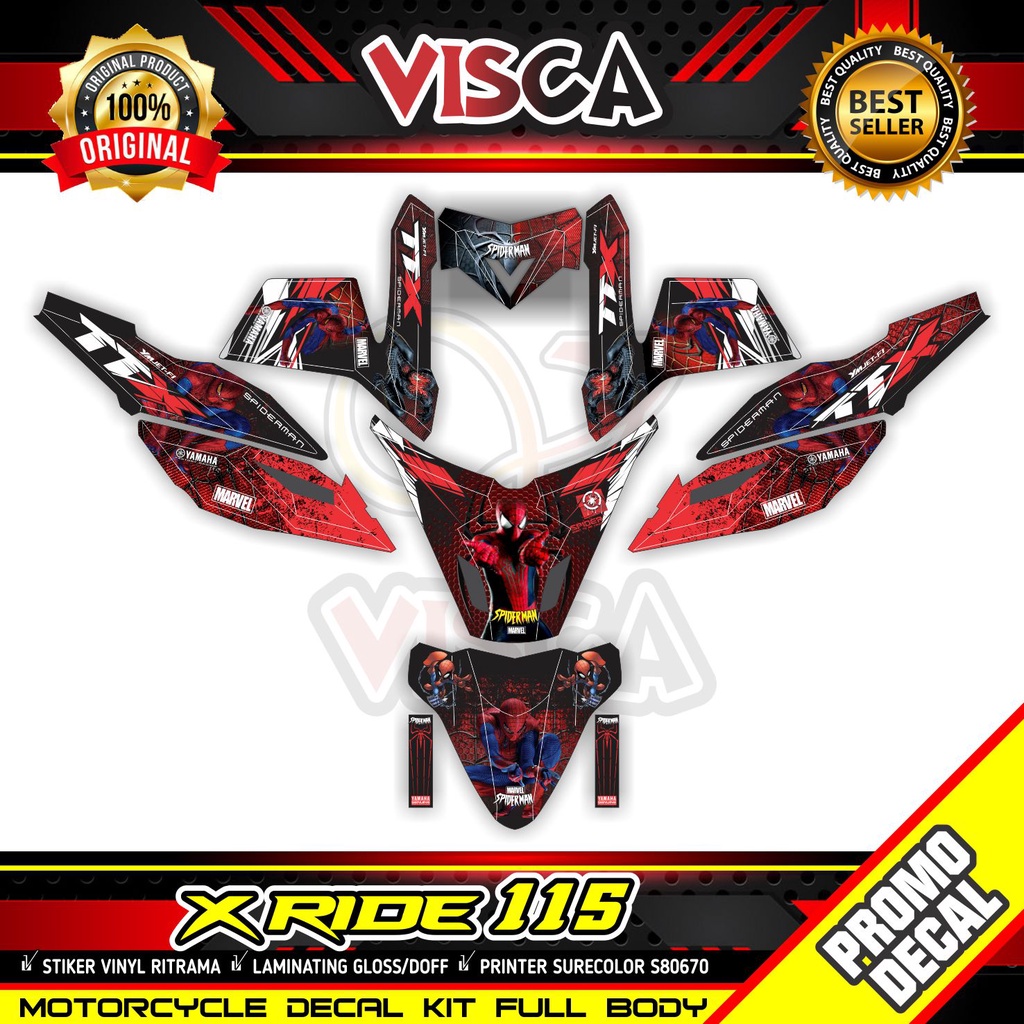 Jual Decal X Ride Full Body Stiker X Ride Full Body Striping X