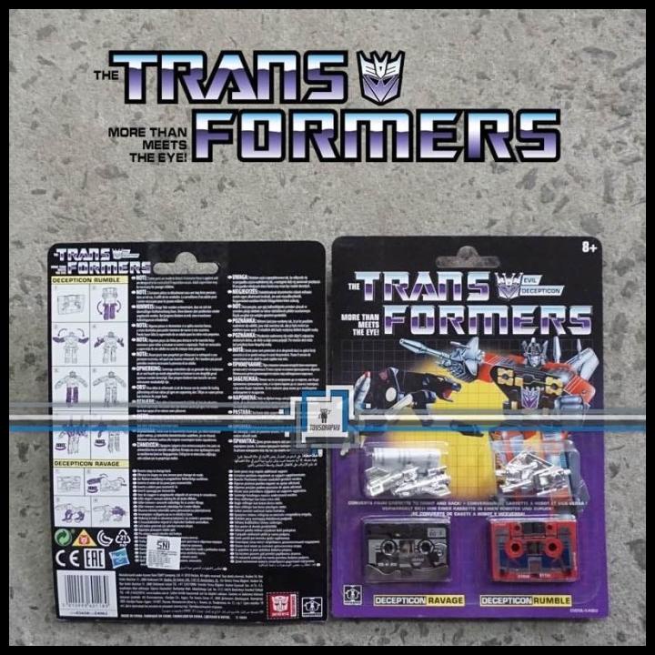 Jual Transformers Vintage G1 - Ravage And Rumble Kaset Soundwave Encore ...