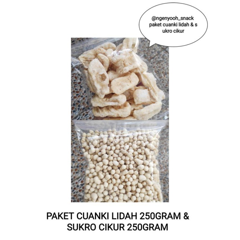 Jual Paket Cuanki Lidah 250gram And Sukro Cikur 250gram Shopee Indonesia