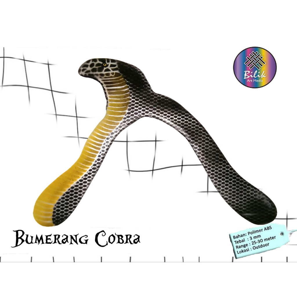 Jual Bumerang Boomerang COBRA Outdoor Mainan Tradisional Edukatif Sport ...