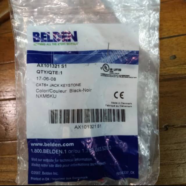Jual MODULAR JACK KEYSTONE BELDEN CAT.6 | Shopee Indonesia
