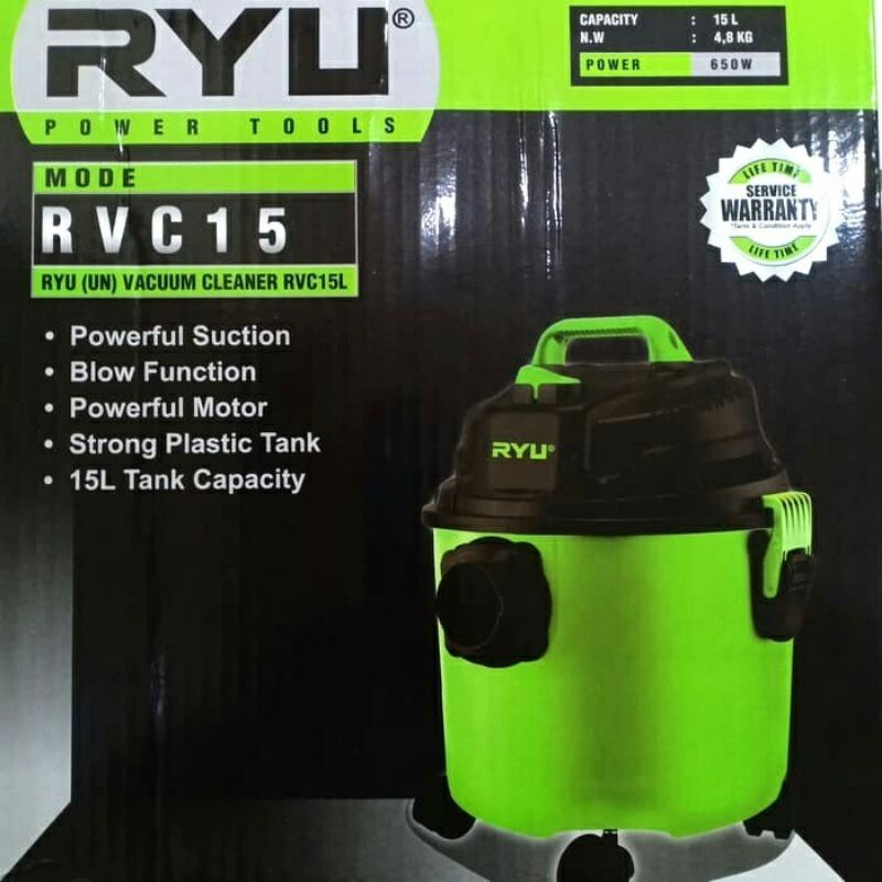 Jual Tekiro Ryu Vacum Cleaner 3 In 1 Basah Dan Kering Penyedot Debu Ryu ...
