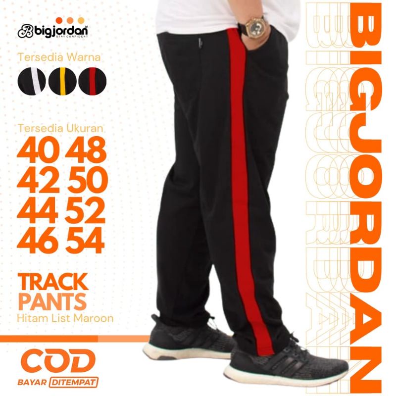 Celana Training Jumbo Pria Big Size 42 44 46 48 50 52 Celana Trackpants Big  Size 4xl 5xl 6xl 7xl 8xl