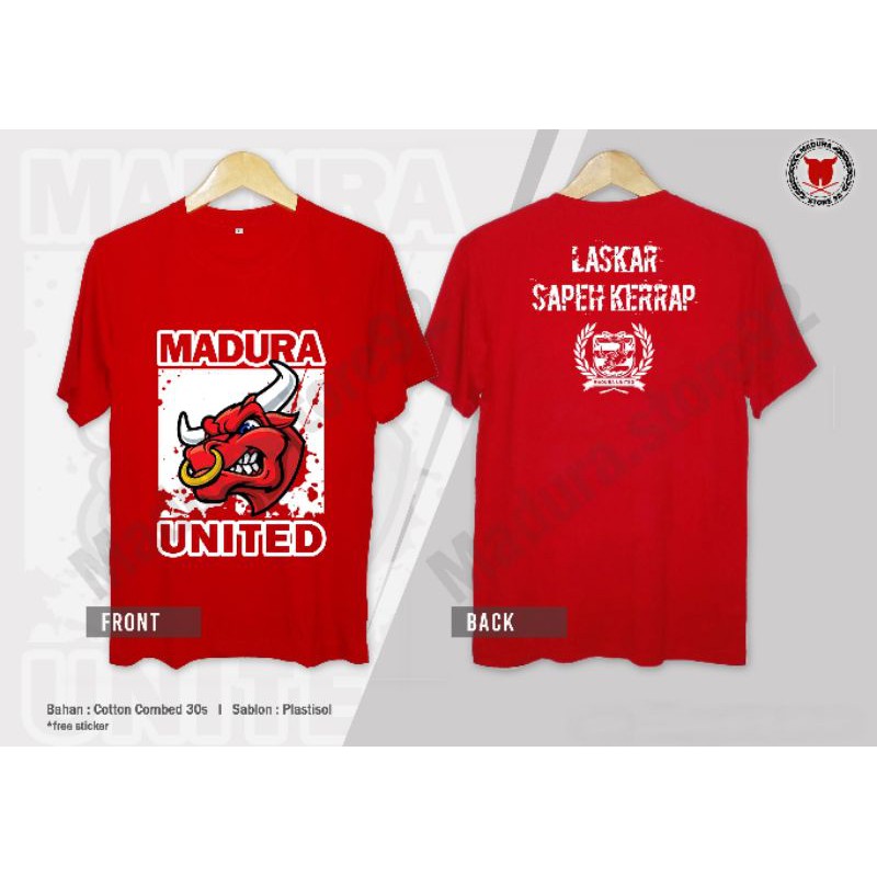 Jual Kaos Madura United kconk merah | Shopee Indonesia