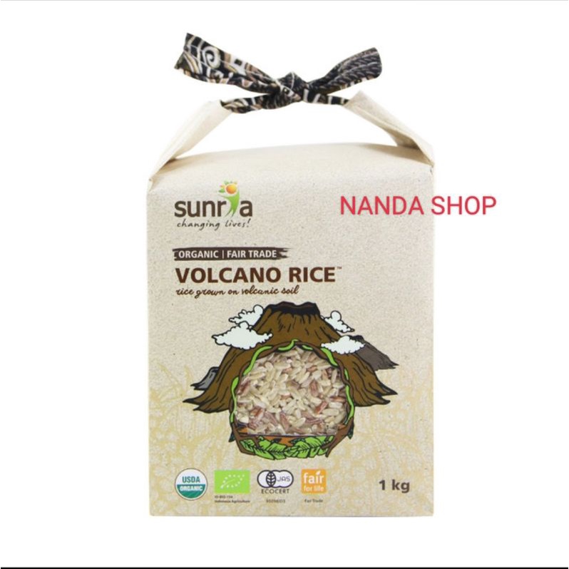 Jual SUNRIA Organic Volcano rice 1kg | Shopee Indonesia