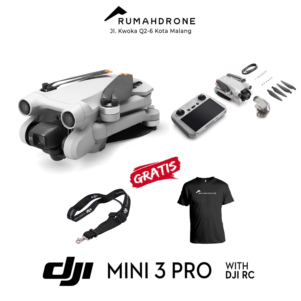 Jual DJI Mini 3 Pro with RC Combo | Shopee Indonesia