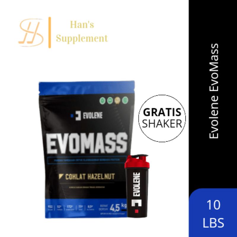 Jual Evolene Evo Mass EvoMass Evomas Coklat Hazelnut 4500 Gram Gr ...