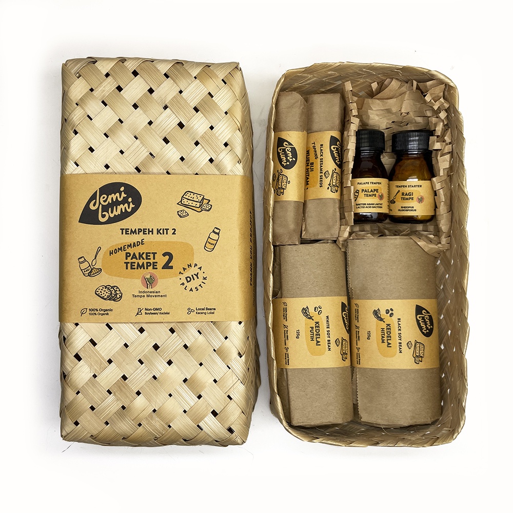 Jual demibumi - Tempeh Kit / Paket Tempe | Shopee Indonesia