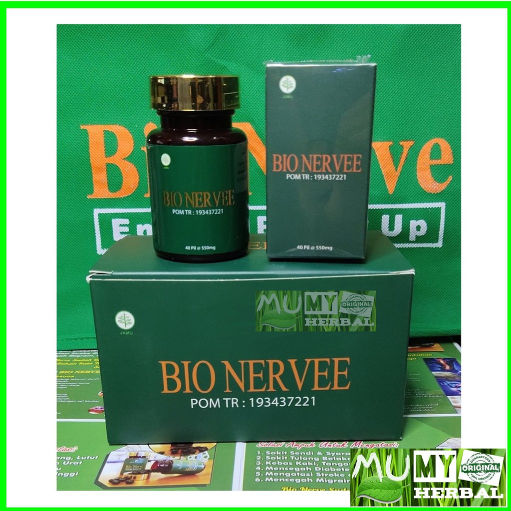 Jual BIO NERVE BIO NERVEE BIONERVE ORIGINAL PIL MULTI KHASIAT | Shopee ...