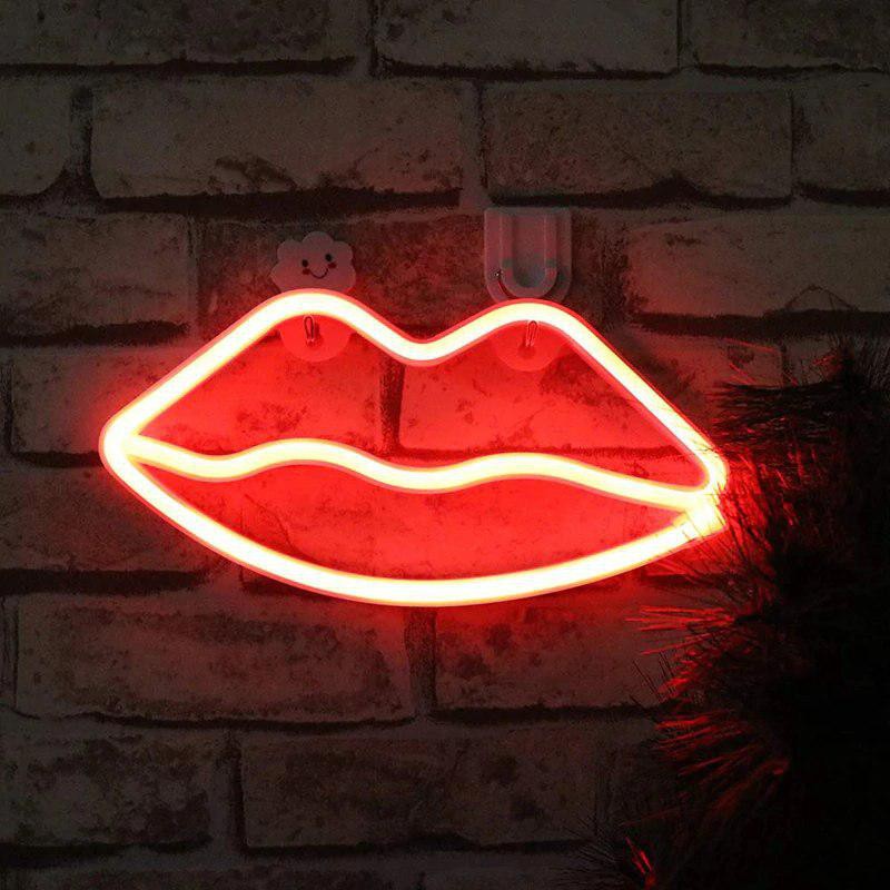 Jual Red Lips Neon LED - Lampu Bibir - Dekorasi Cafe Kamar Power USB ...