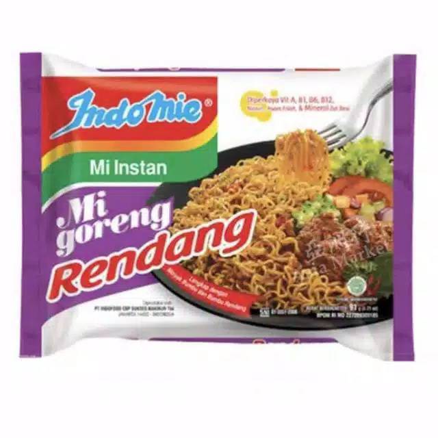 3008: Indomie Real Meat Mi Instan Goreng Rendang - Indonesia