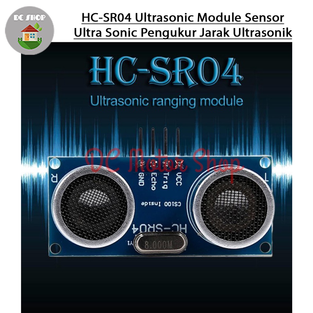 Jual HC-SR04 Ultrasonic Module Sensor Ultra Sonic Pengukur Jarak ...