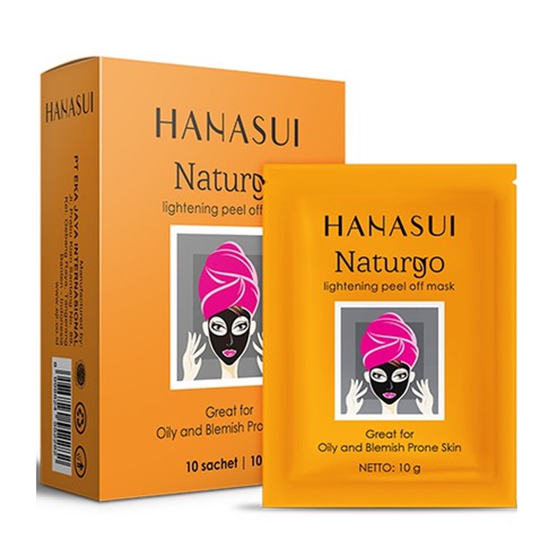 Jual Hanasui Naturgo Lightening Peel Off Mask/ Masker Naturgo ( 1 Box ...