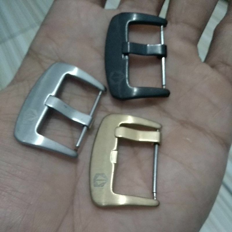 Jual Buckle strap jam tangan kulit ukuran 24mm | Shopee Indonesia
