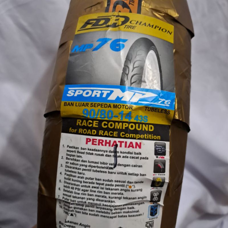 Jual BAN MP 76 uk 90/80-14 90/80-17 | Shopee Indonesia