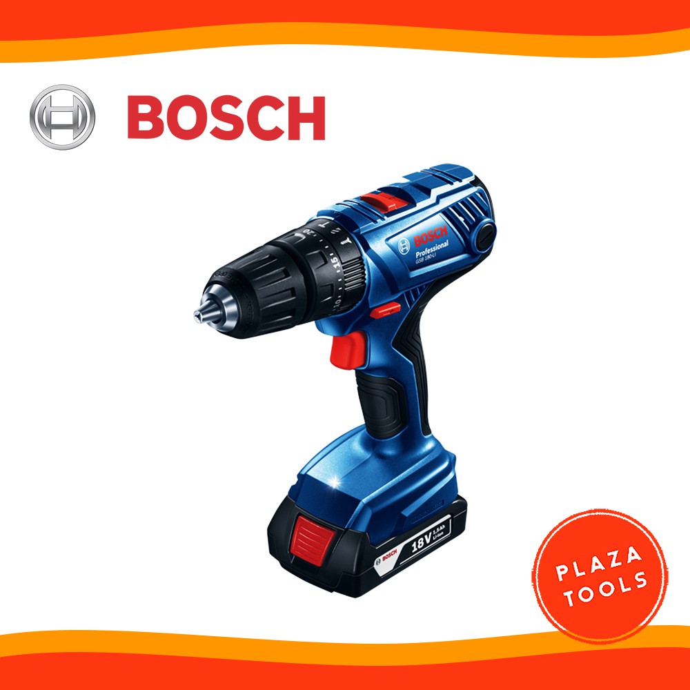 Jual Bor Baterai Tembok BOSCH GSB 180 LI Impact Cordless Drill GSB 180 ...