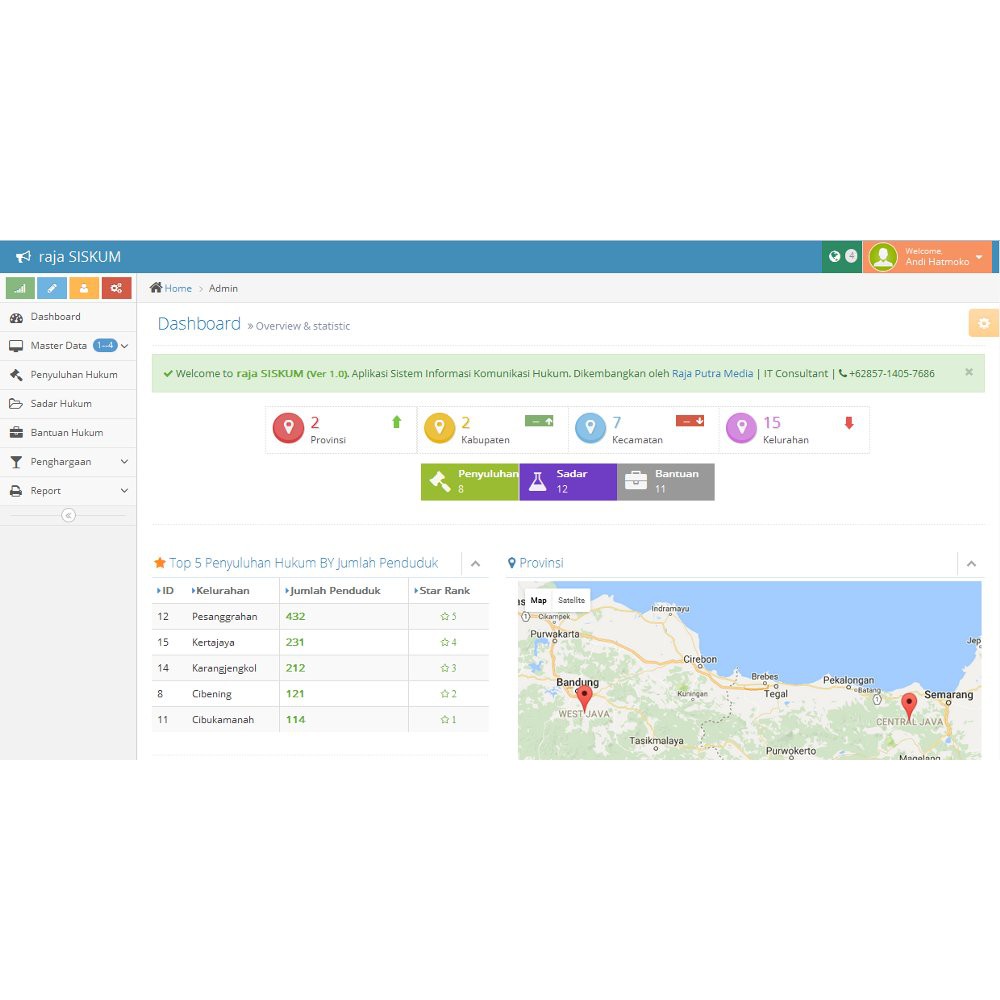 Jual Source Code Aplikasi Sistem Informasi Peta Hukum Versi 1.0 ...