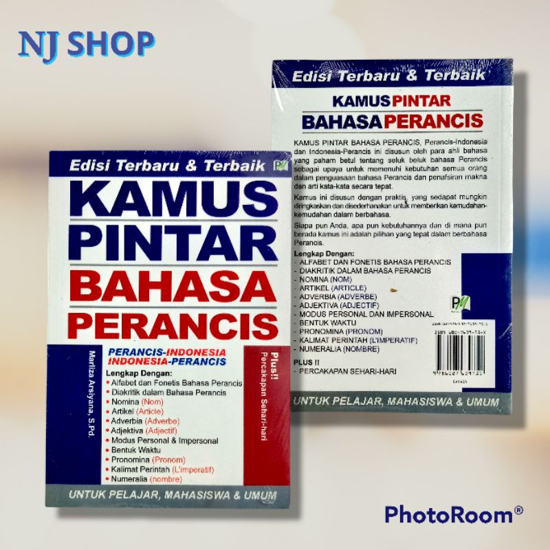 Jual Buku Original Kamus Pintar Bahasa Perancis Shopee Indonesia